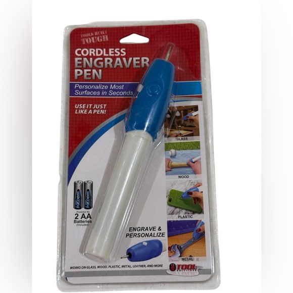 Tool Solutions Other - NEW Tool Solutions Cordless Engraver Pen in Blue and White